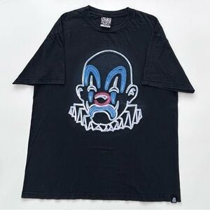 Vintage Y2K Joker Brand Clown Latino Weat Coast Graphic T Shirt Men’s L Tattoo